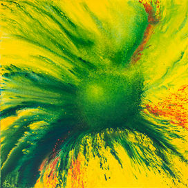 Acryl auf Leinwand, Karoline Schodterer, Bad Ischl