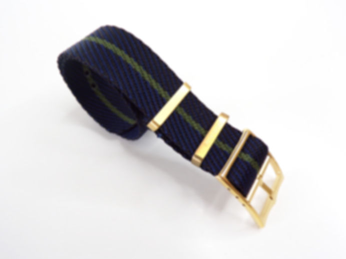 NATO G10® GOLD Twill Adjustable 1pc Single Pass Ballistic Nylon - Navy Green