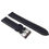 Thumbnail: Sailcloth Quick Release Nylon Diver Sport watch strap - Black Yellow Stitch