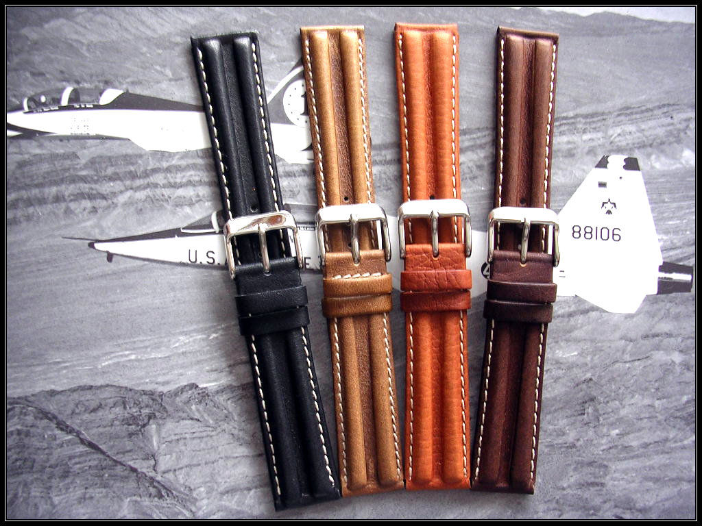Khaki Pilot Military Leather