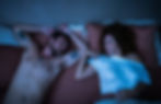 O casal na vida real em uma cena do filme