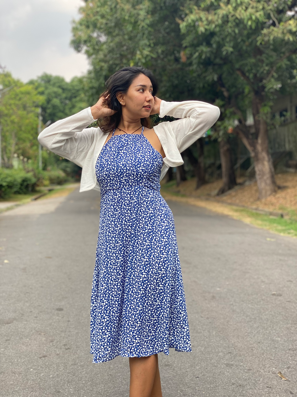 Thumbnail: Halter neck dress