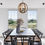 Thumbnail: (D-5) - Rustic Globe Chandelier Light (3-Bulb) Round, Contemporary Steel Desig