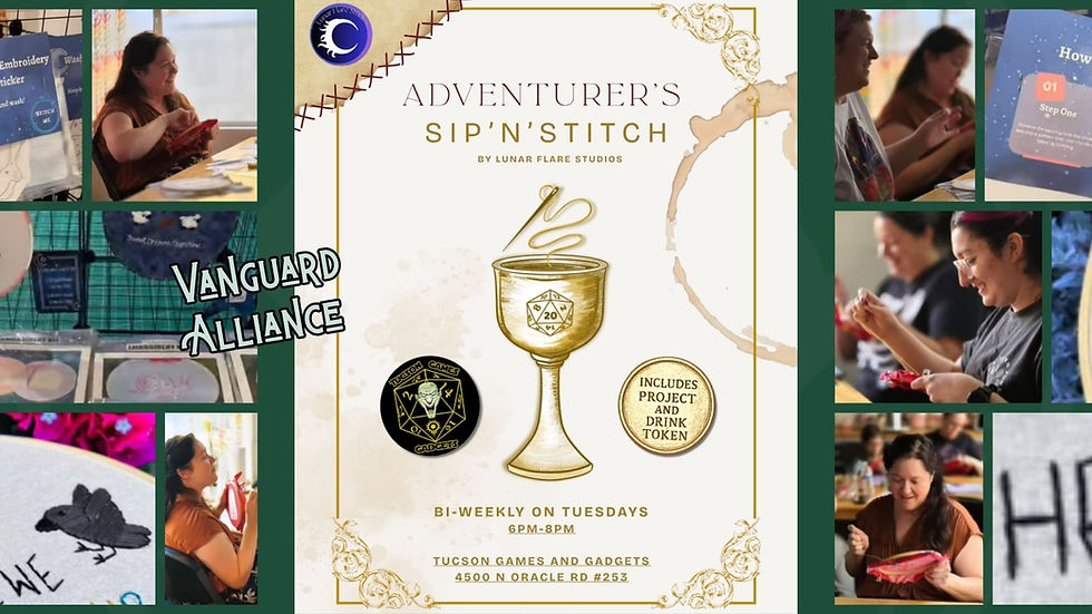 Adventurer's Sip N Stitch (Partner Event)