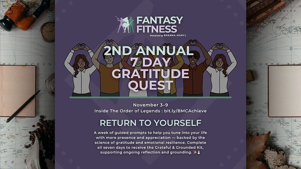 The 2nd Annual 7 Day Gratitude Quest
