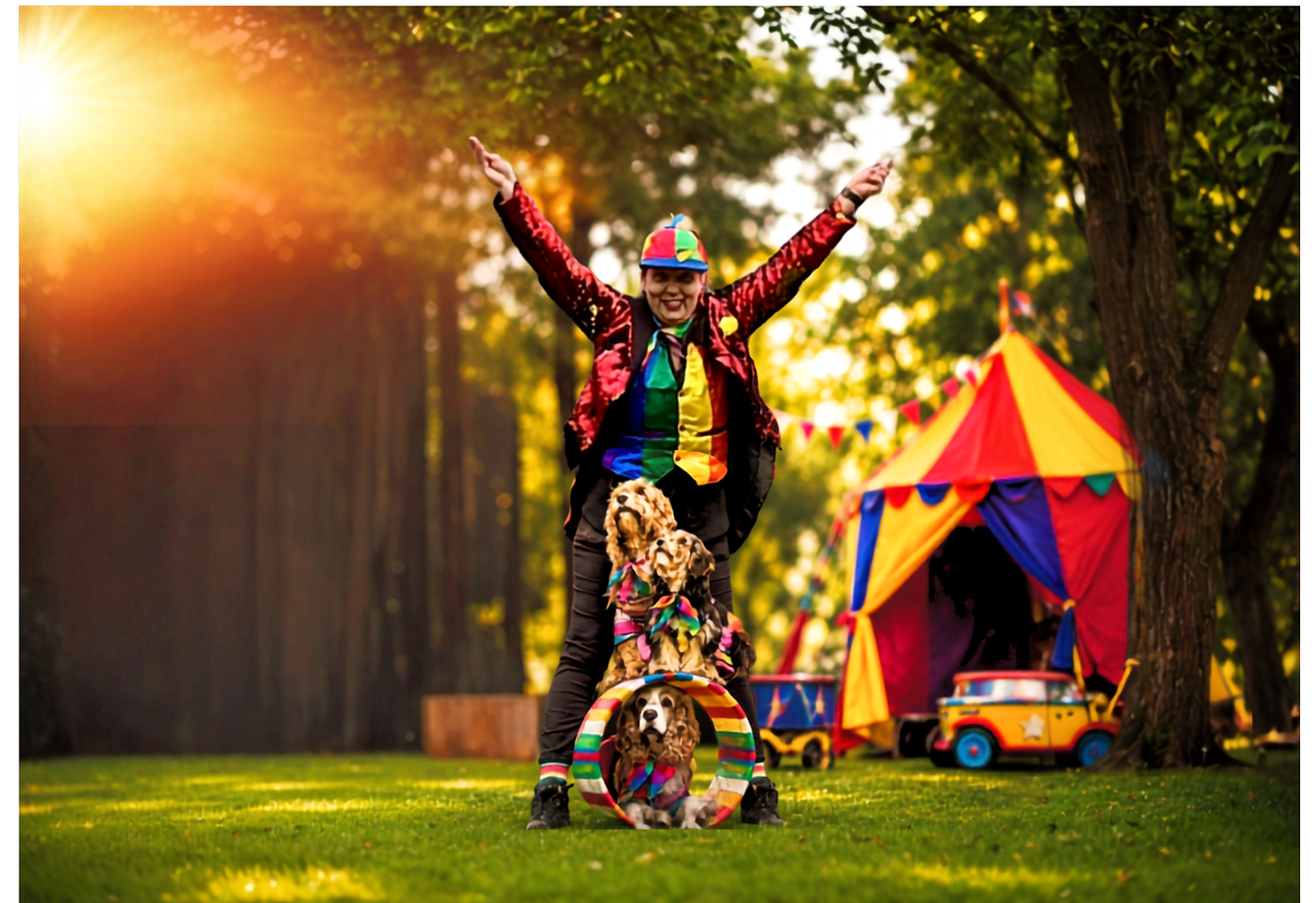 Circus Dogs Bravo wellbeing assisted dogs