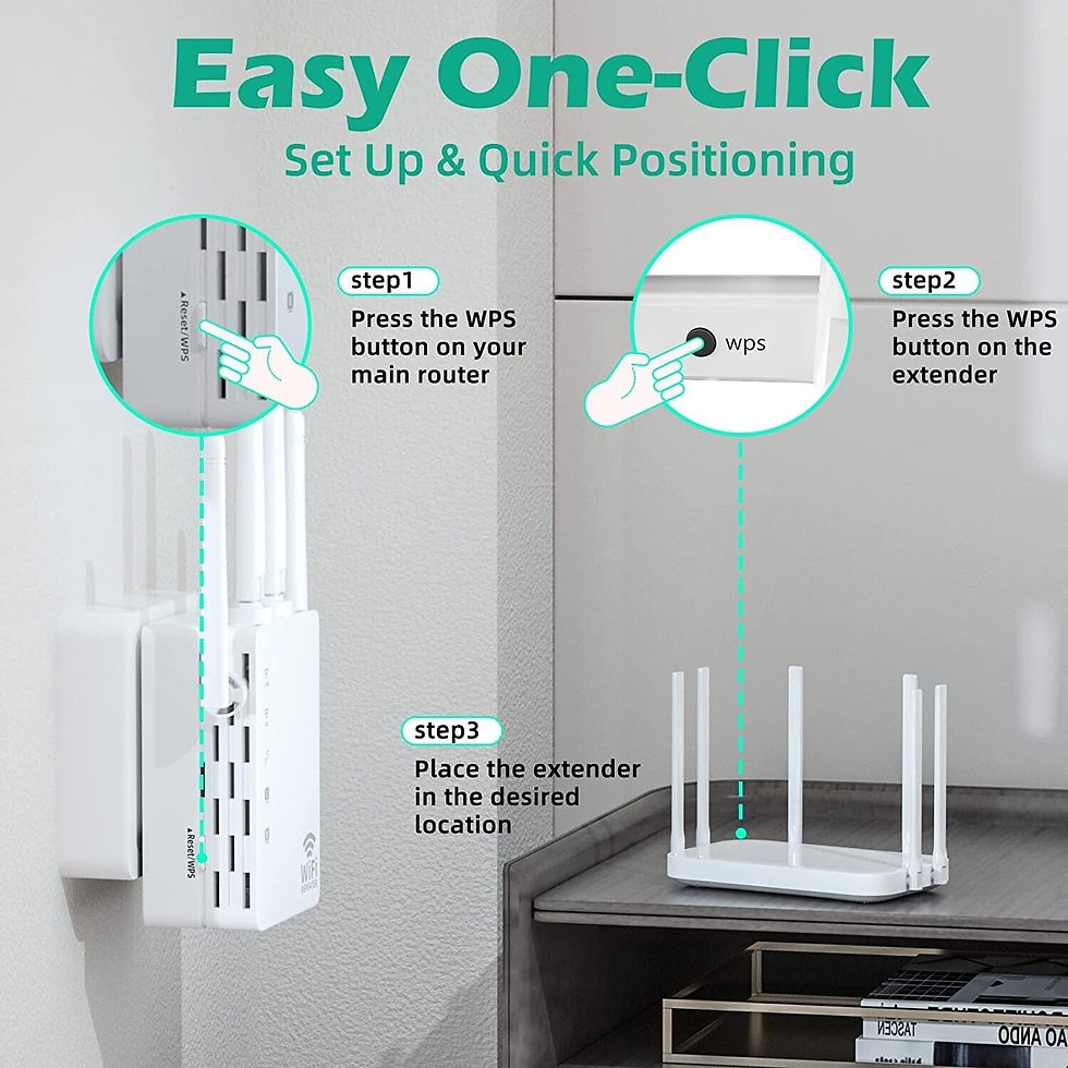 Thumbnail: WiFi Range Extender Internet Booster Network Router Wireless Signal Repeater