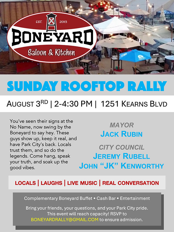 Boneyard Candidate Campaign Event