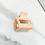 Thumbnail: Geo Square Small Clip - Peach