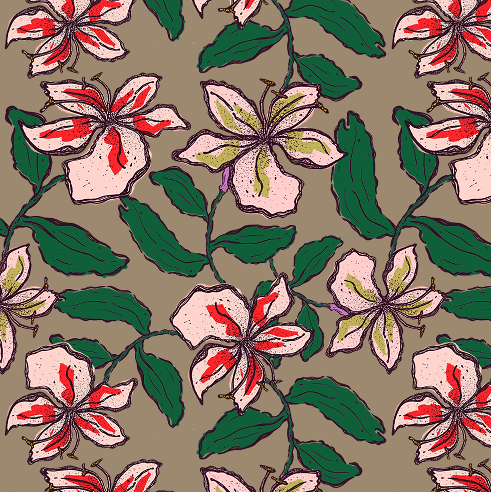 Estampa Florescer