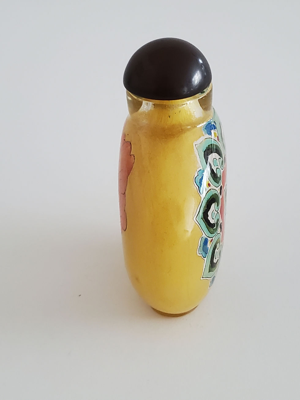 Thumbnail: CHINESE YELLOW SNUFF BOTTLE