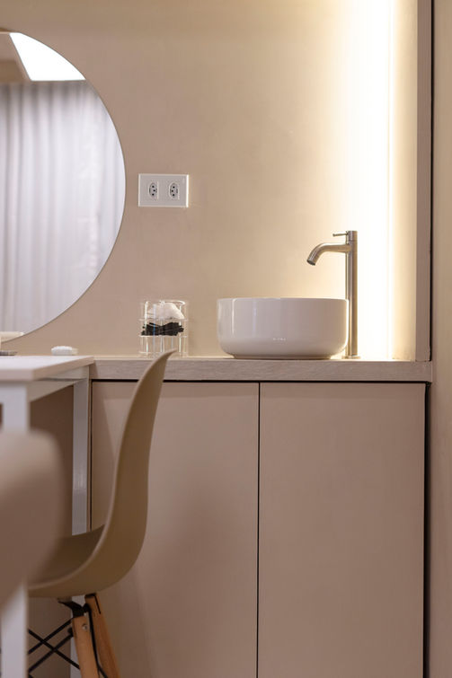 Na imagem detalhe da cuba