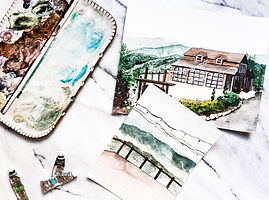 Smoky Mountain Magnolia Venue Painting