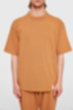 Küçük resim: Washed Tan Oversized T-shirt