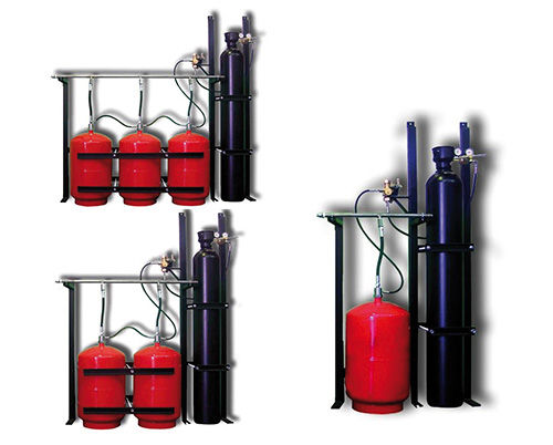 Aguilera Batteries avec bouteilles de 70 L pour eau brumisée