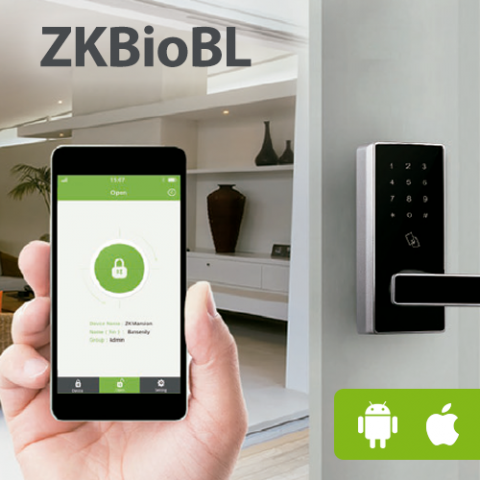 ZKBioBL ZKTECO Appli créative pour plateforme iOS et Android.