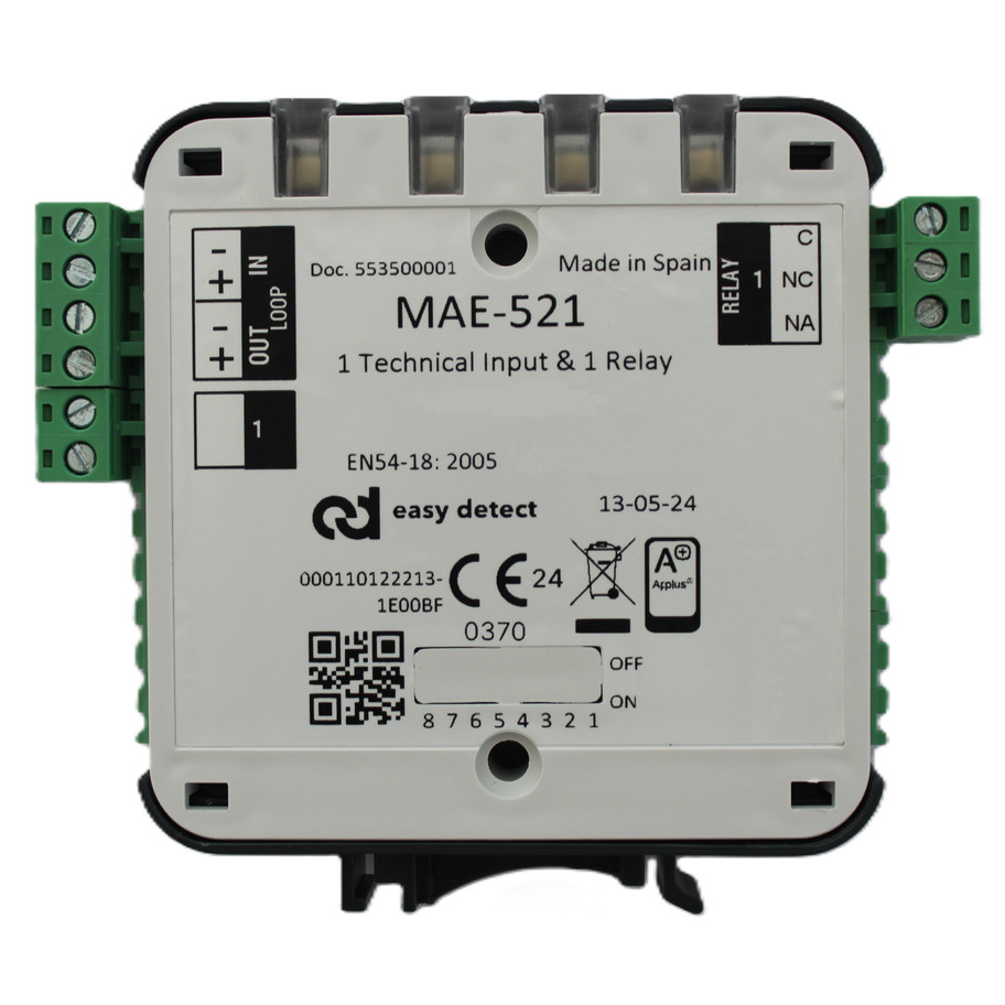 Module analogique 1 entrée, 1 sortie MAE-521