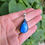 Miniature : Pendentif Argent 925 Labradorite Bleue