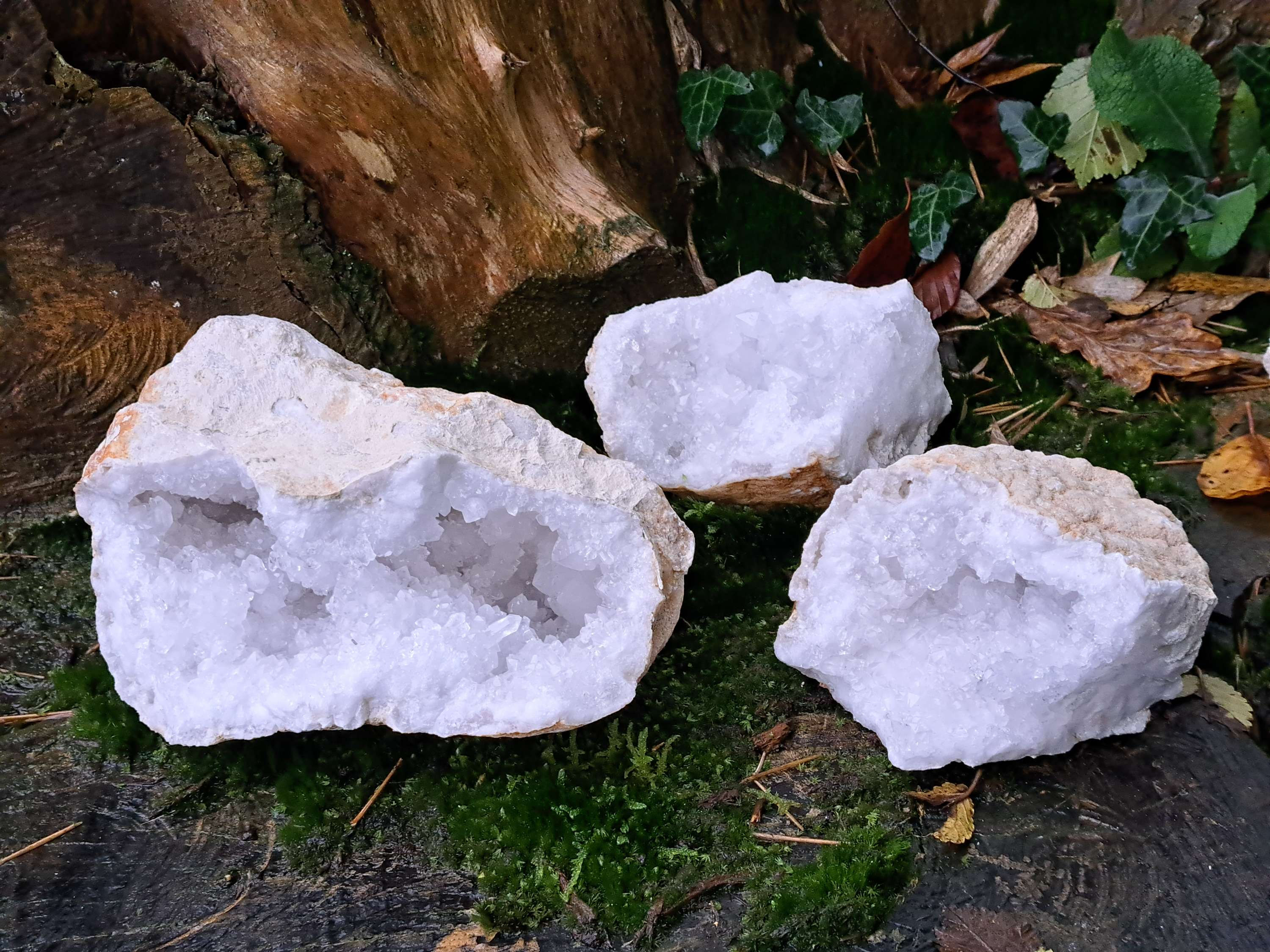 Géode complète Cristal de Roche du Maroc