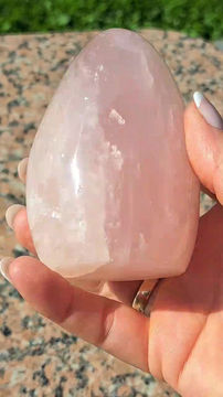 Miniature : Bloc Poli Quartz Rose A 502 g