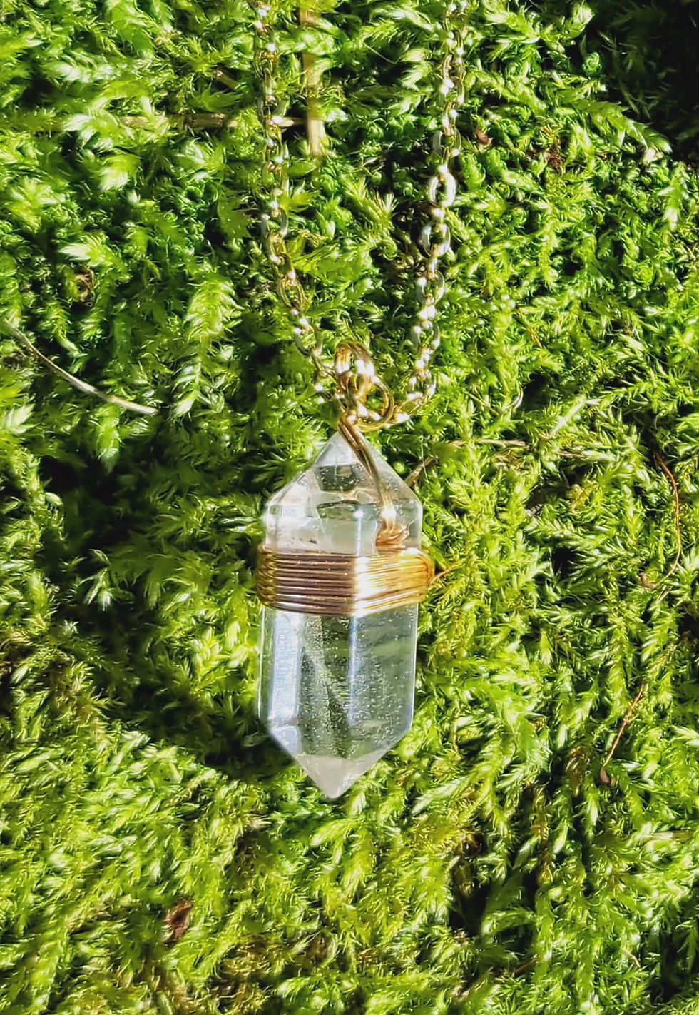 Miniature : Collier BOHO Doré Améthyste A