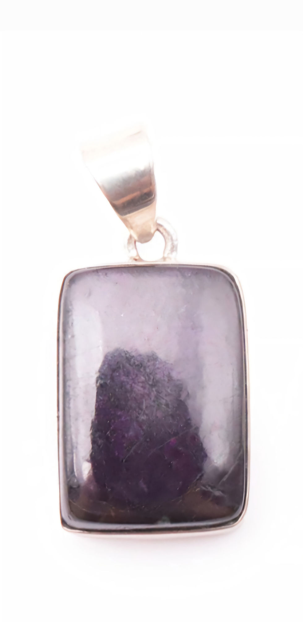 Miniature : Pendentif Argent 925 Purpurite AA  Rectangle