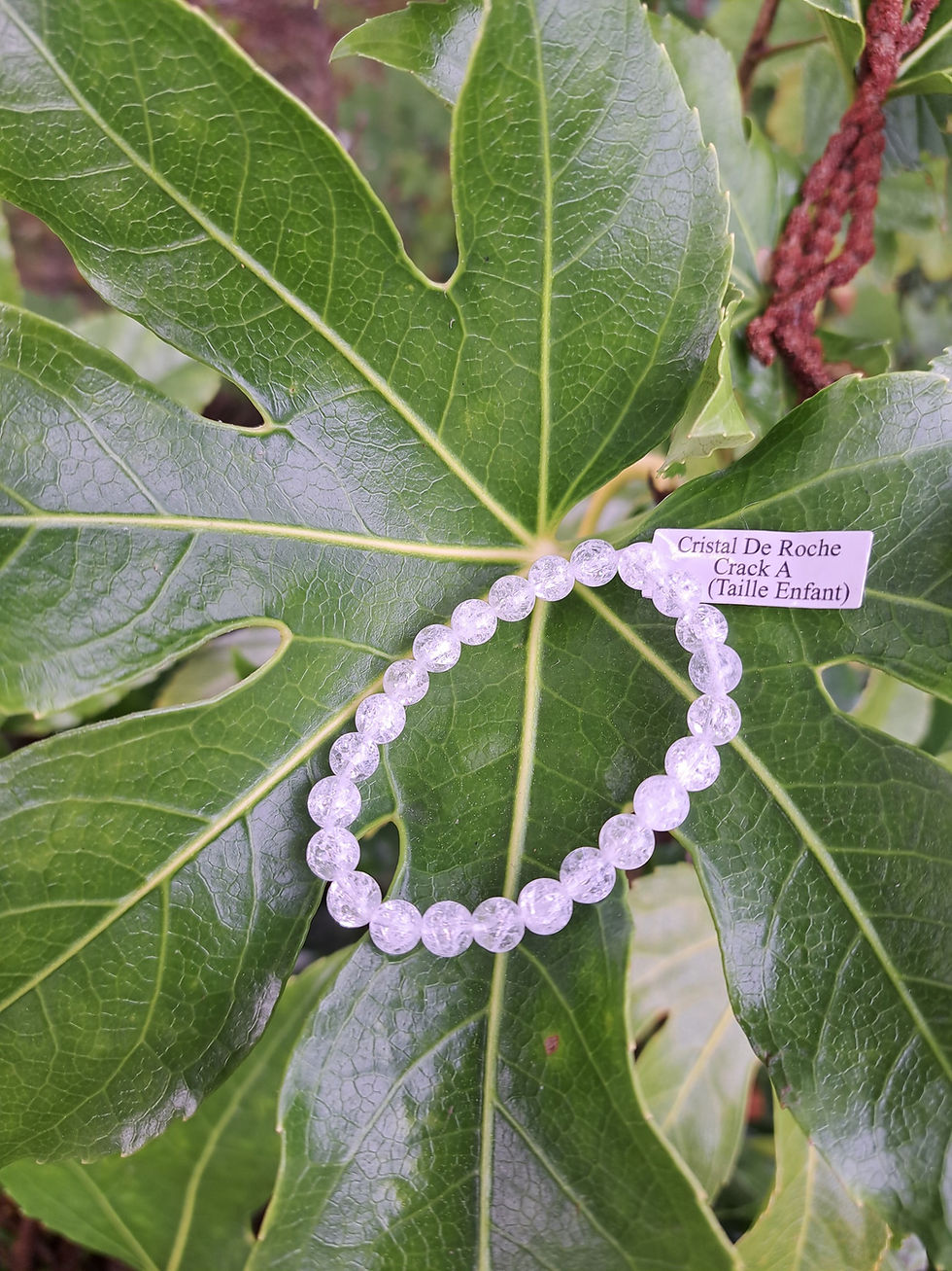 Bracelet Cristal de Roche Crack A 6 mm