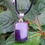 Miniature : Pendentif Argent 925 Purpurite AA  Rectangle