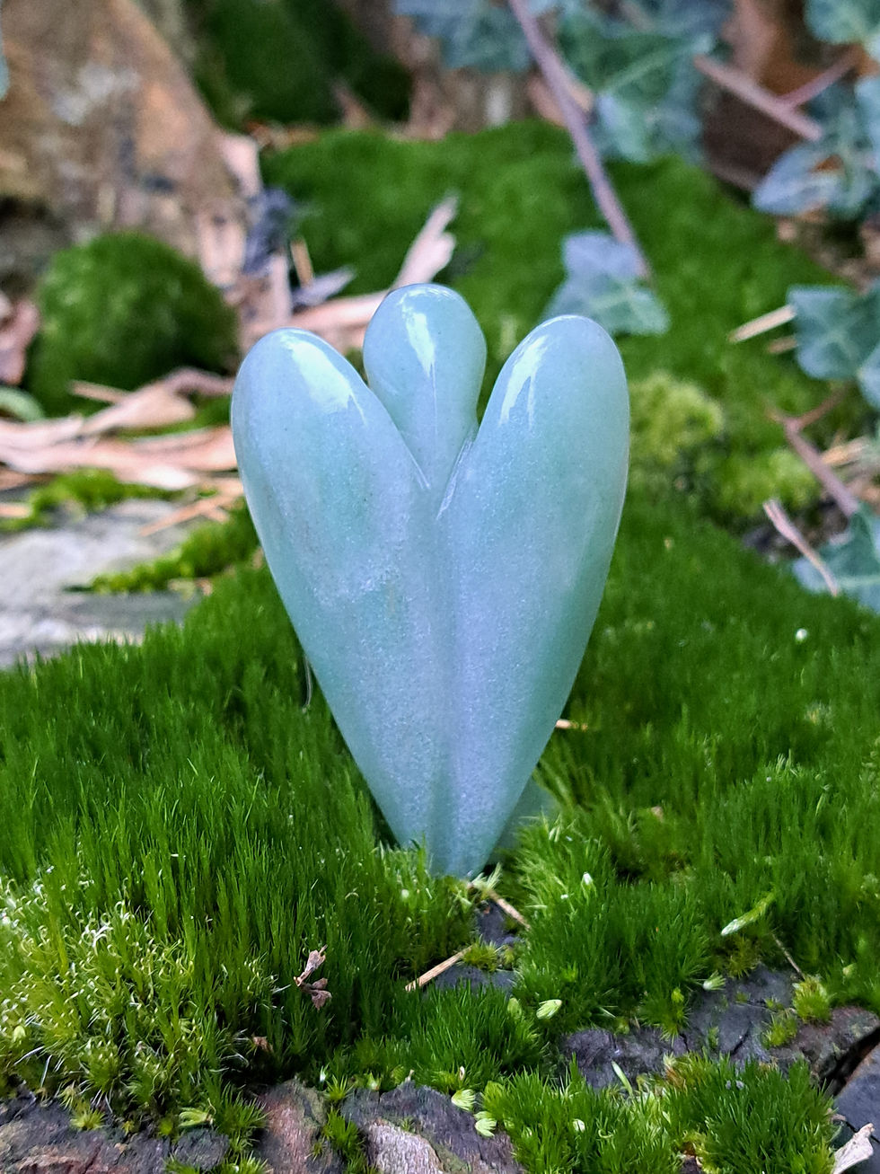 Miniature : Ange 75 mm Aventurine Verte A
