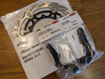 マシンをパワーアップ!!!ブレーキを大径化してみては?