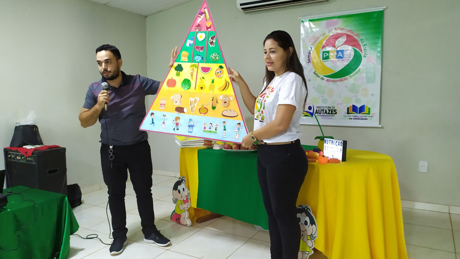 Ação de nutrição e saúde bucal com as escolas municipais