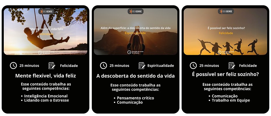 amostra de conteúdo ideasense soft skills e life skills