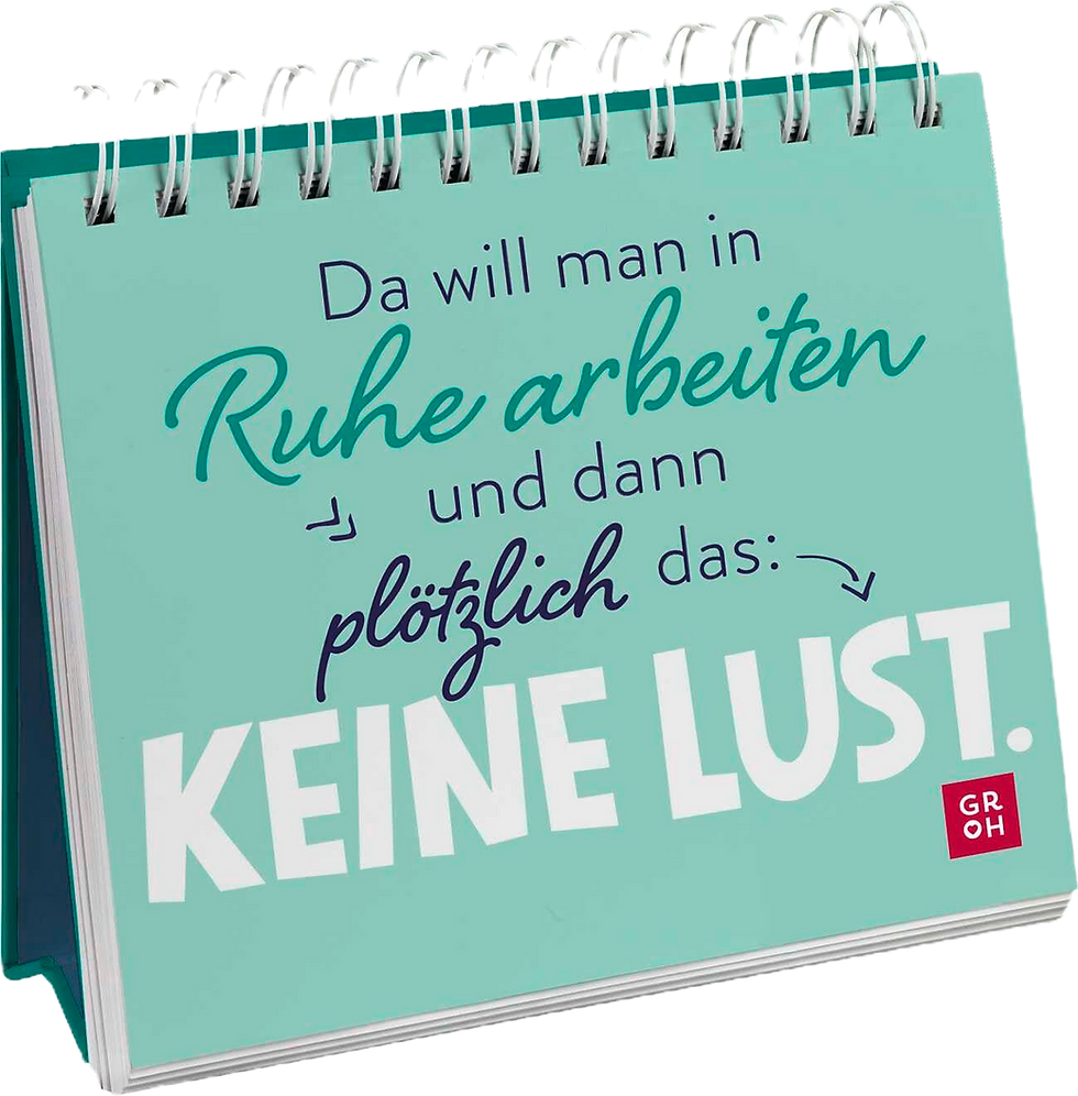 Mitarbeiter geschenk kollegin lustig Kalender Schreibtisch