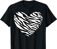 Zebra Shirt mit Herz