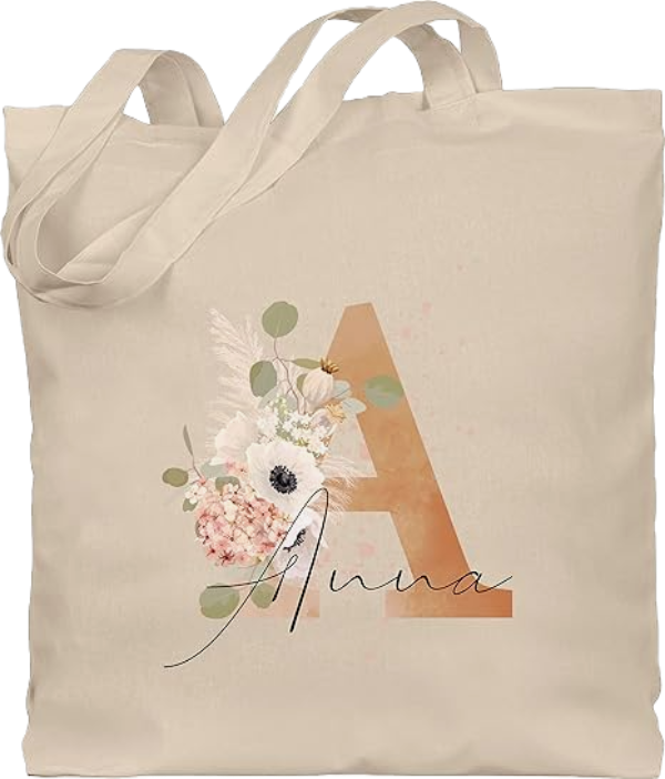 Tragetasche mit Namen als Geschenk beste Freundin