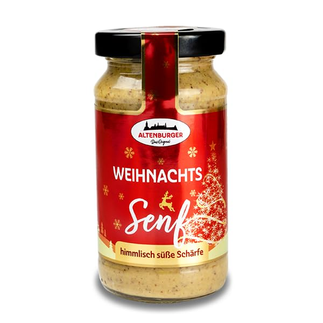 Weihnachtssenf als Wichtelgeschenk für Männer