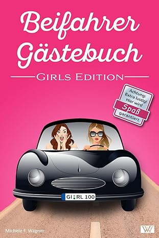 Beifahrer Gästebuch als cooles Geschenk zum Führerschein Frau