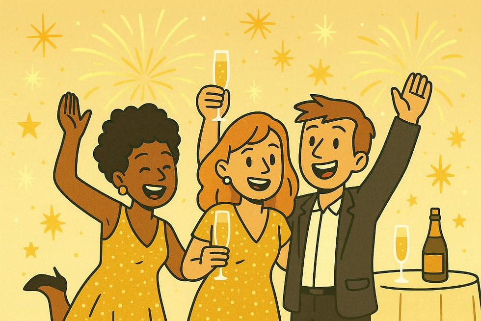 Silvester zuhause Silvesterparty Ideen