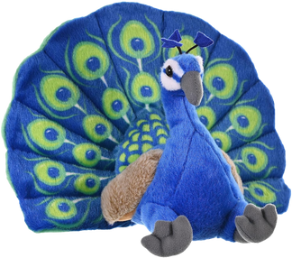 Pfau Kostüm Accessoire Stofftier