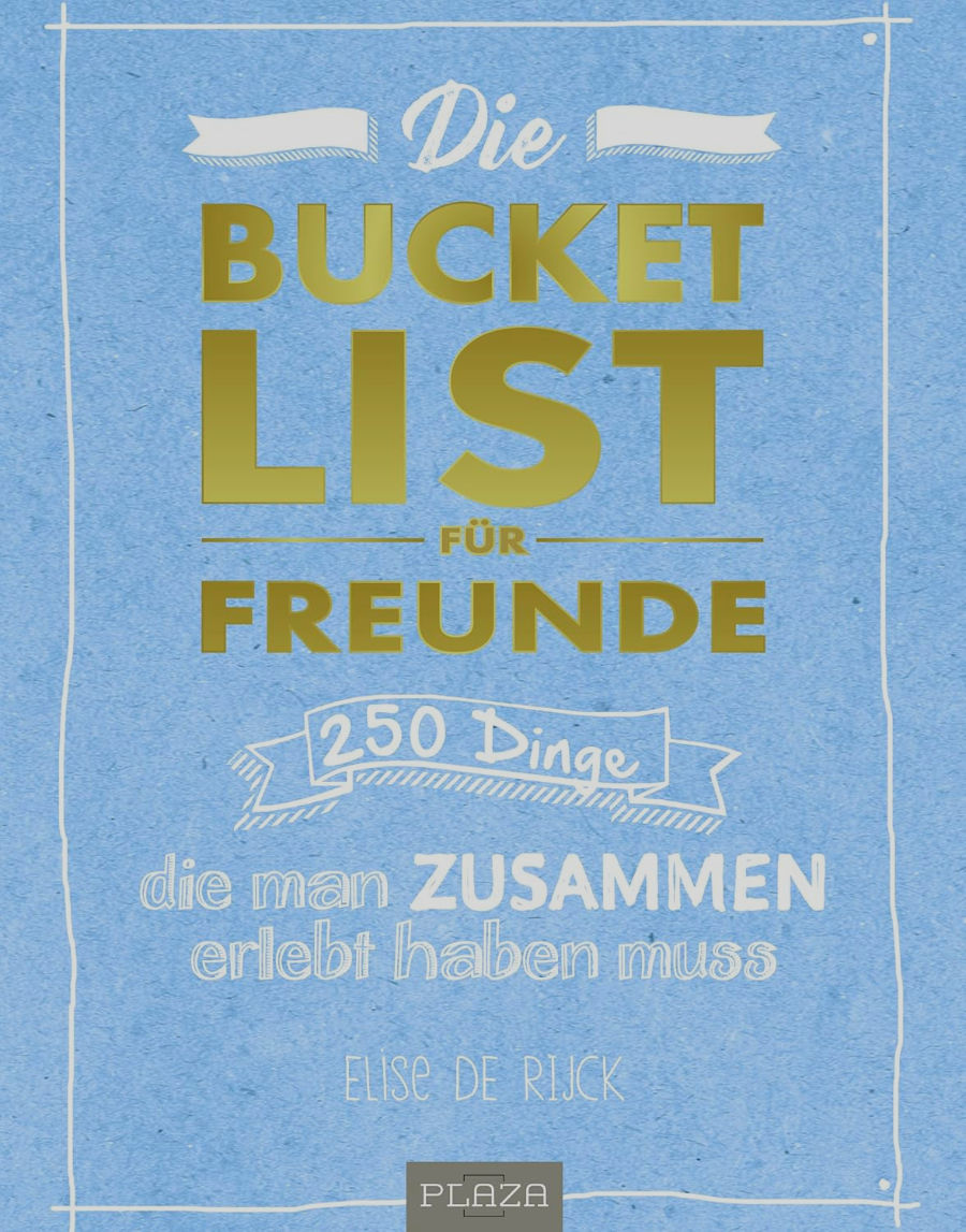 Bucket List für Freunde als 30. Geburtstagsgeschenk