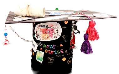 DIY Doktorhut für Abschlussparty