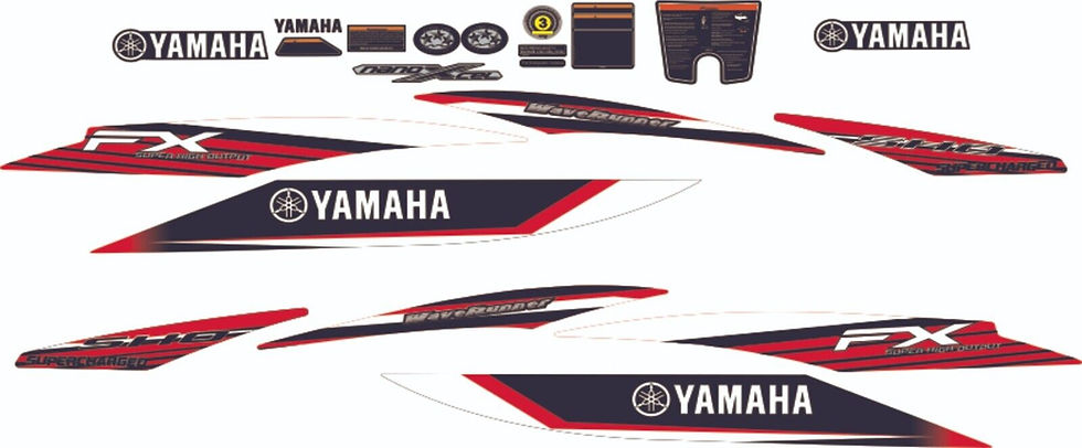YAMAHA WAVERUNNER FX SHO CRUISER 2009-2011 Graphics/Decal / Sticker Kit custom