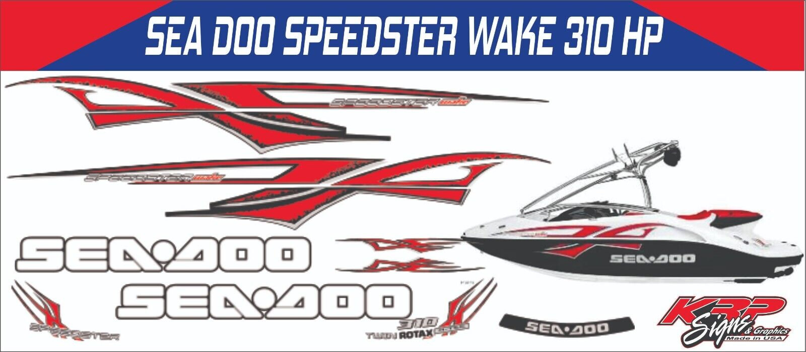 Sticker Speedcraft seadoo-speedster-wake-2006-310-hp-graphics-decal-sticker-kit