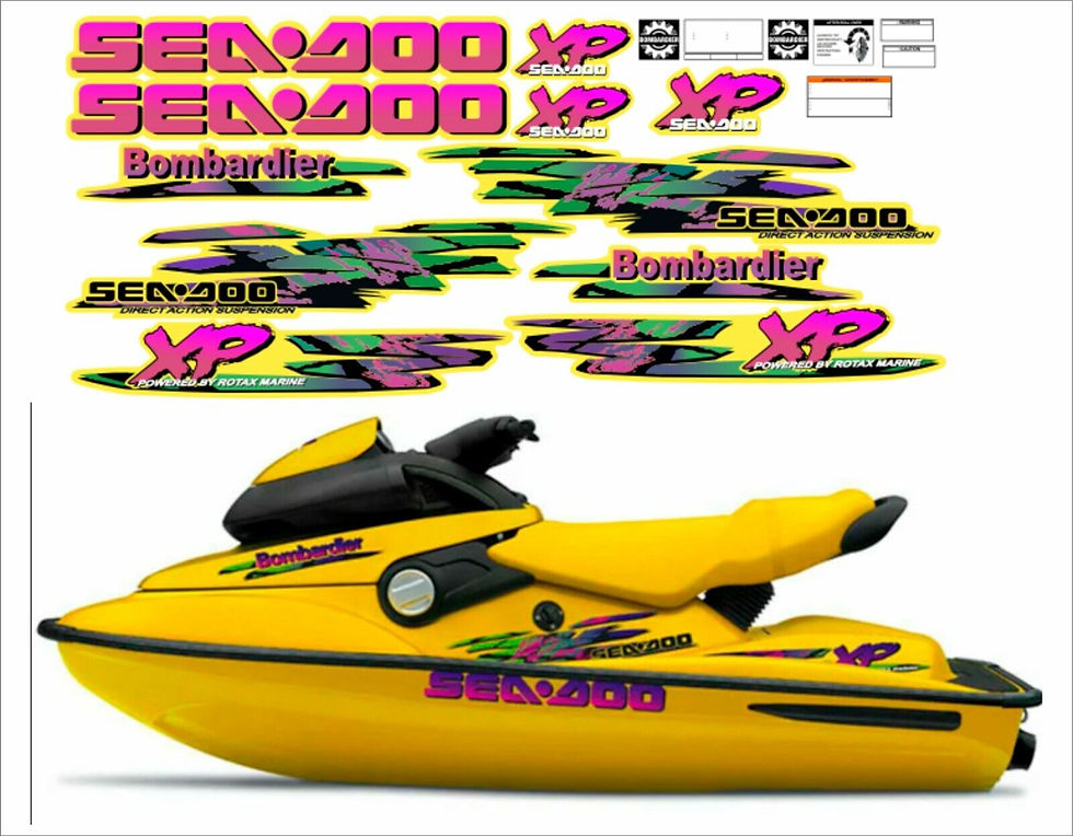 SEADOO XP 1997 - 1999 Graphics / Decal / Sticker Kit