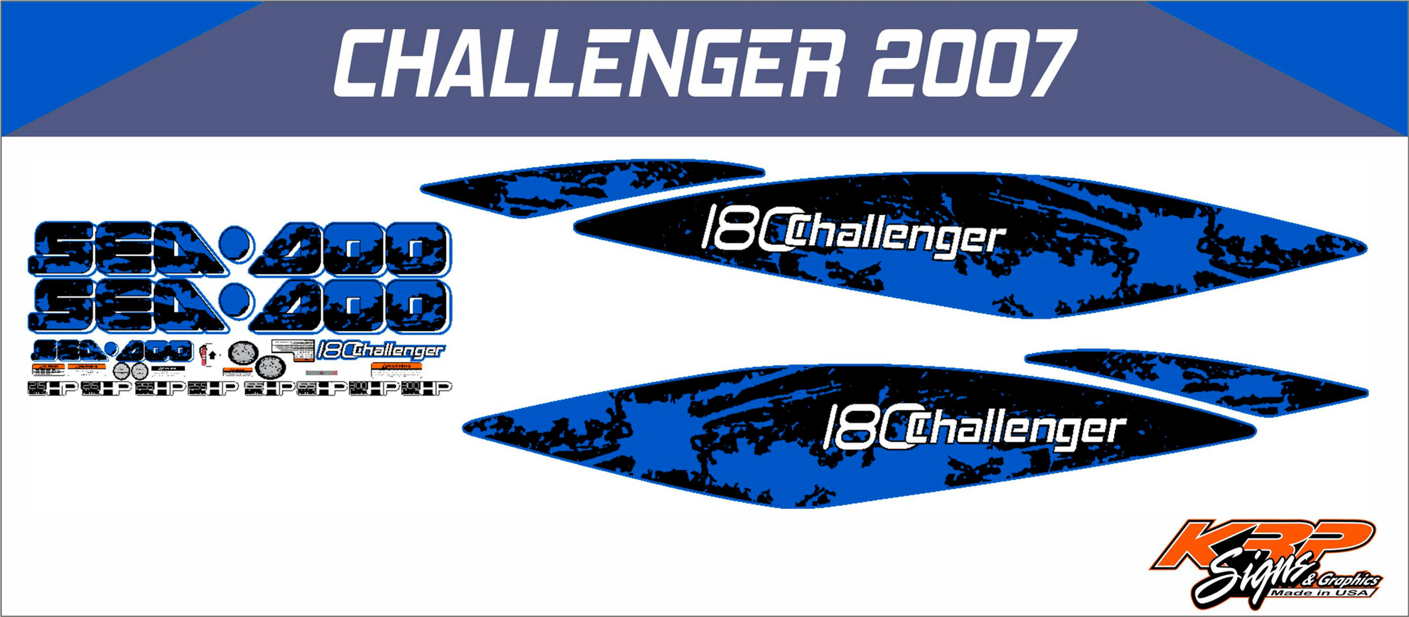 SeaDoo Challenger 180 2007 LIGHT BLUE