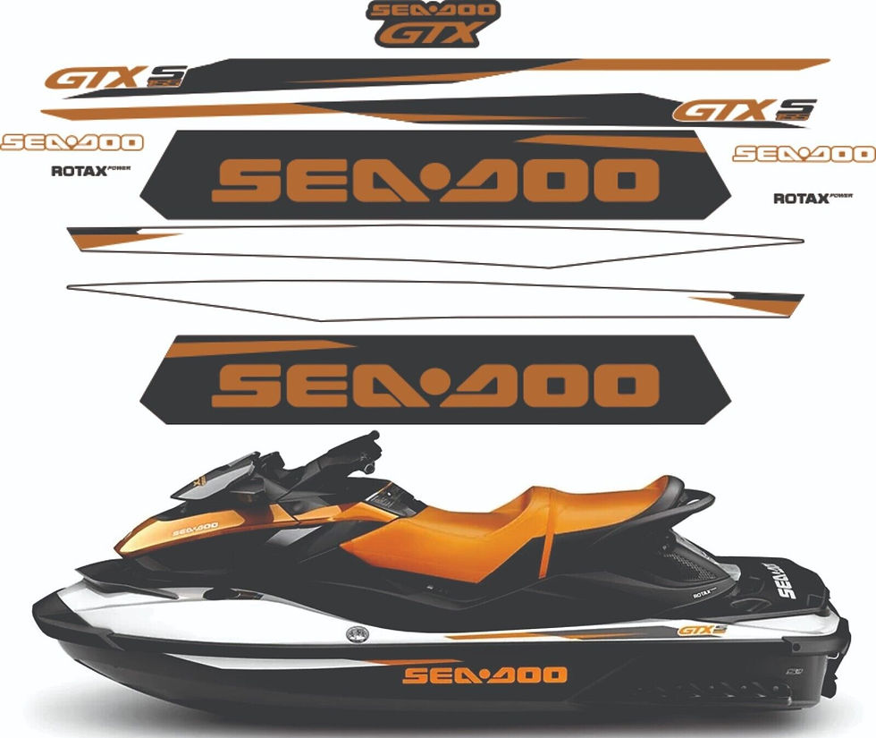 SEADOO GTX 155 S 2014 Graphics / Decal / Sticker Kit CUSTOM
