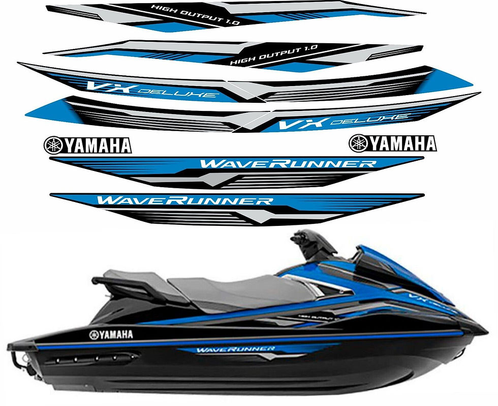 YAMAHA WAVERUNNER VX DELUXE 2018 HO 1.0 Graphics / Decal / Sticker Kit