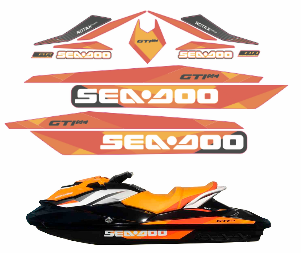 SEADOO GTI 155 SE 2018 Graphics / Decal / Sticker Kit