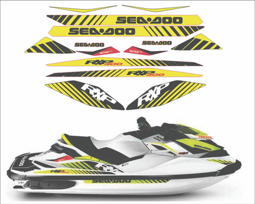 SEADOO RXP X 300 2016 Graphics / Decal / Sticker Kit | KRP Signs & Graphics