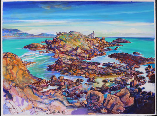 Cargèse, Matthieu Kuhn, peintures Corse